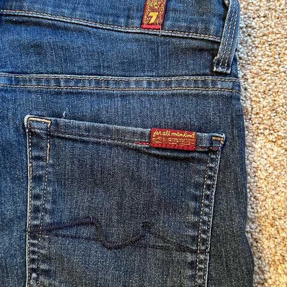 7 For All Mankind High Waist Bootcut Jeans - Picture 4 of 7